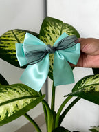 Layered Satin Bow Clip