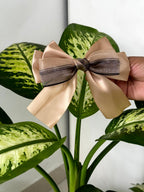 Layered Satin Bow Clip