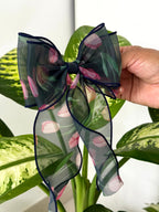 Blooming Sheer Bow Clip