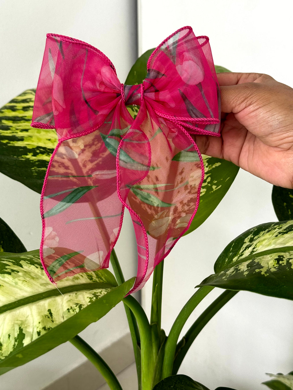 Blooming Sheer Bow Clip