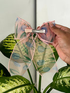 Blooming Sheer Bow Clip