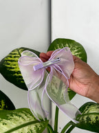 Pastel Organza Hair Bow Clip
