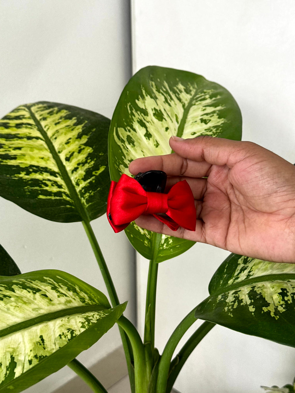 Satin Amora Mini Bow Claw