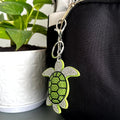 Turtle Rhinestone Keychain cum Bag Charm