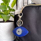 Evil EYE Rhinestone Keychain cum Bag Charm