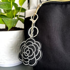 Daisy Rhinestone Keychain cum Bag Charm