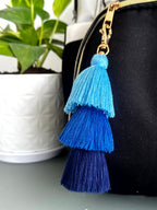 Boho Macrame Tassel Keychain cum Bag Charm