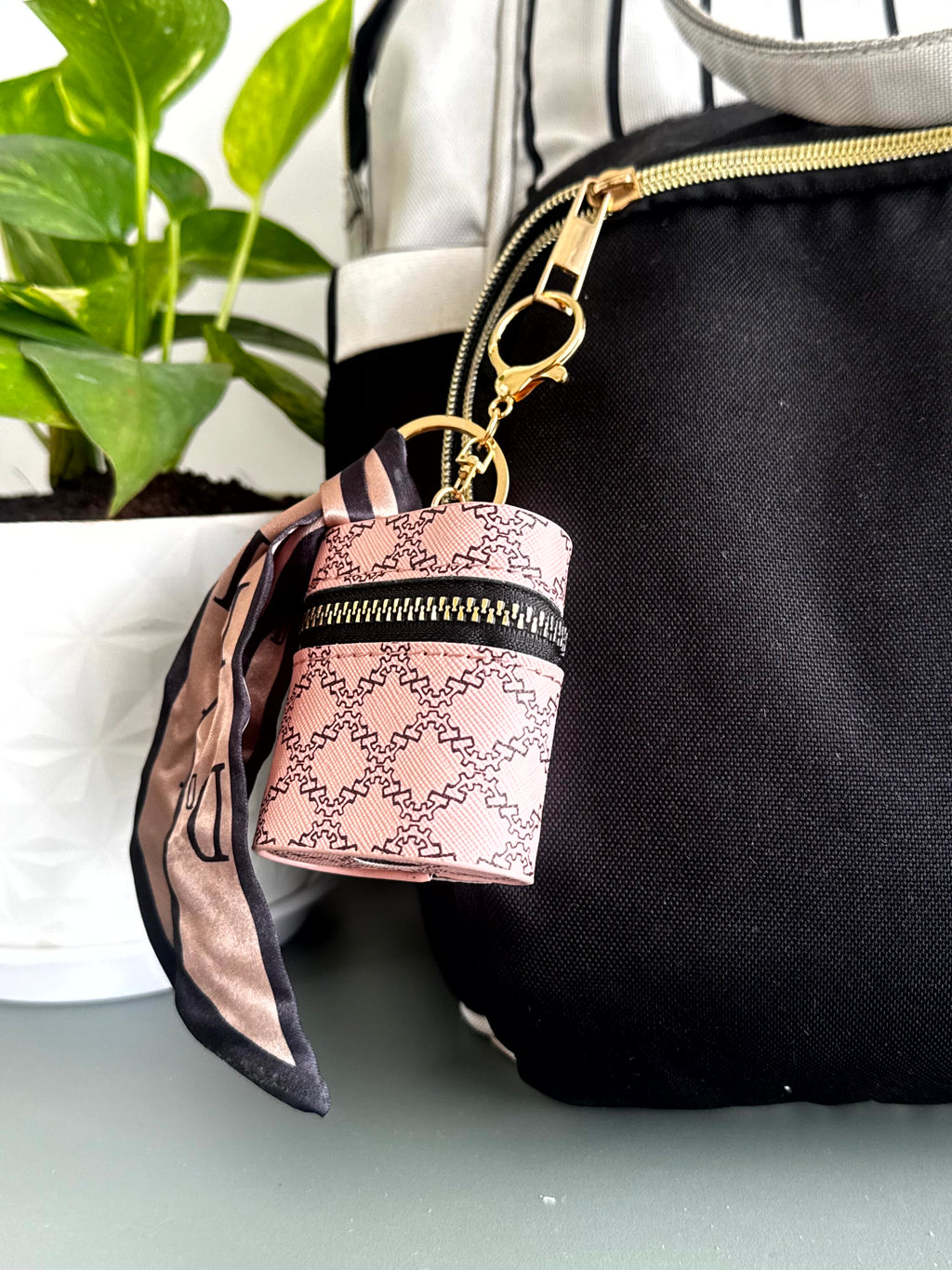 Noir Pattern Bag Charm