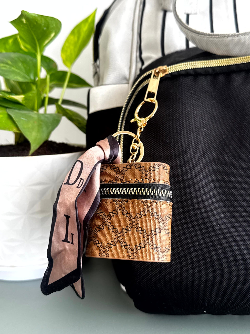 Noir Pattern Bag Charm