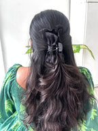 Satin Grace Big Bow Hair Claw