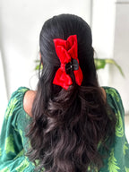 Satin Grace Big Bow Hair Claw