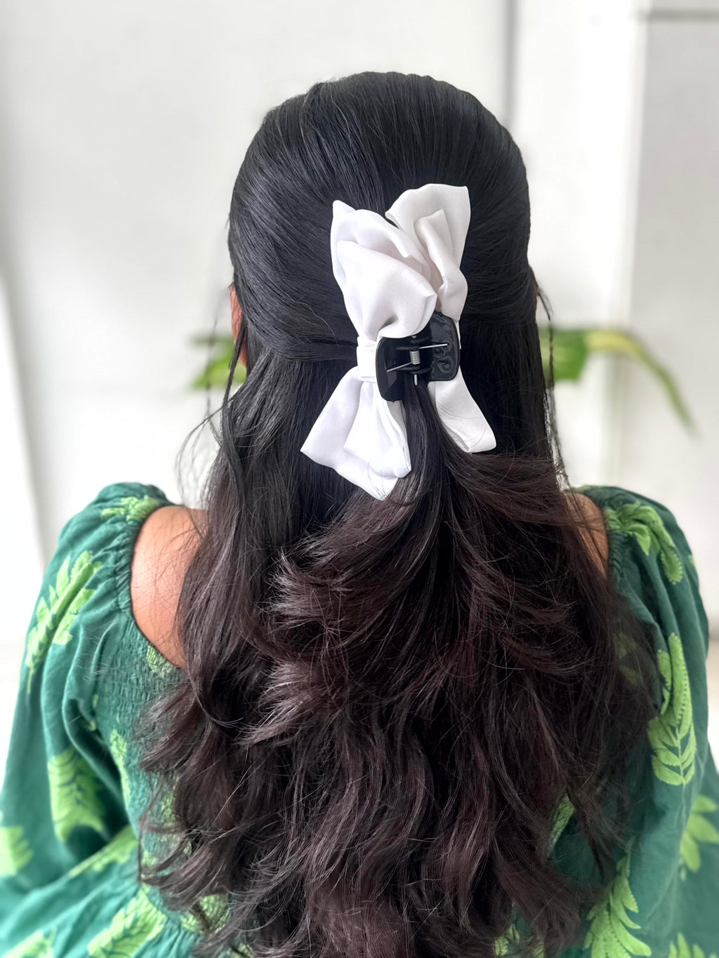 Satin Grace Big Bow Hair Claw