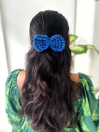 Crochet Bow Hair Clip