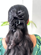 Feather Big Bow Hair Claw
