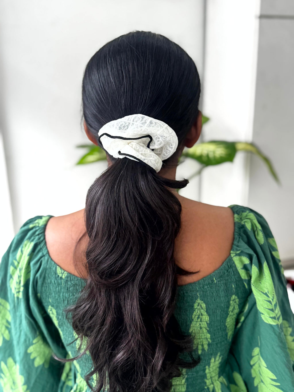 Vintage Lace Scrunchie