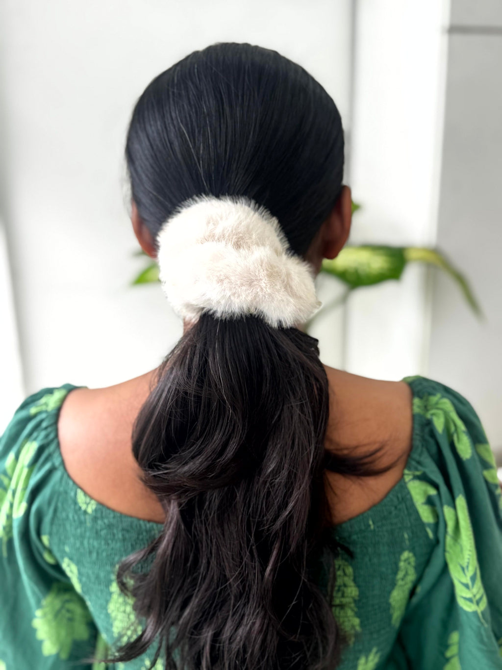Fluffy Faux Fur Scrunchie