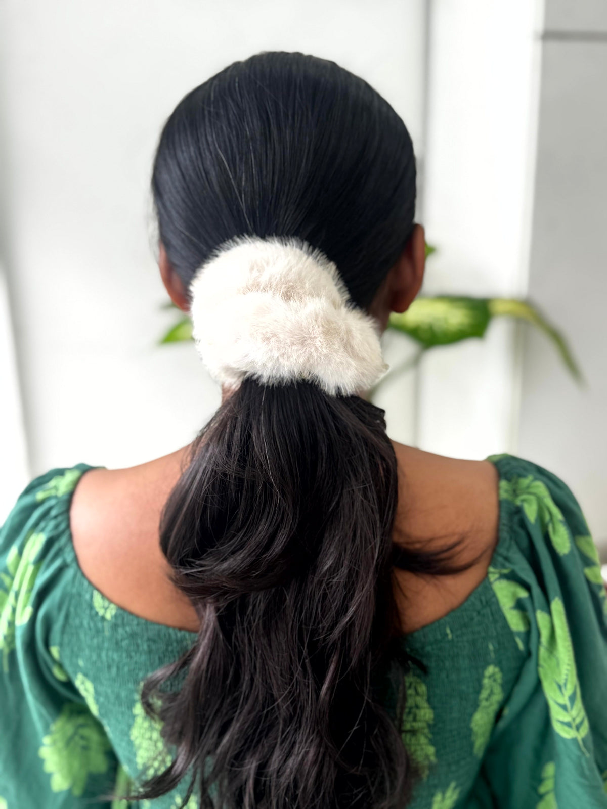Fluffy Faux Fur Scrunchie