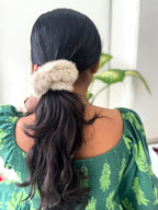 Fluffy Faux Fur Scrunchie