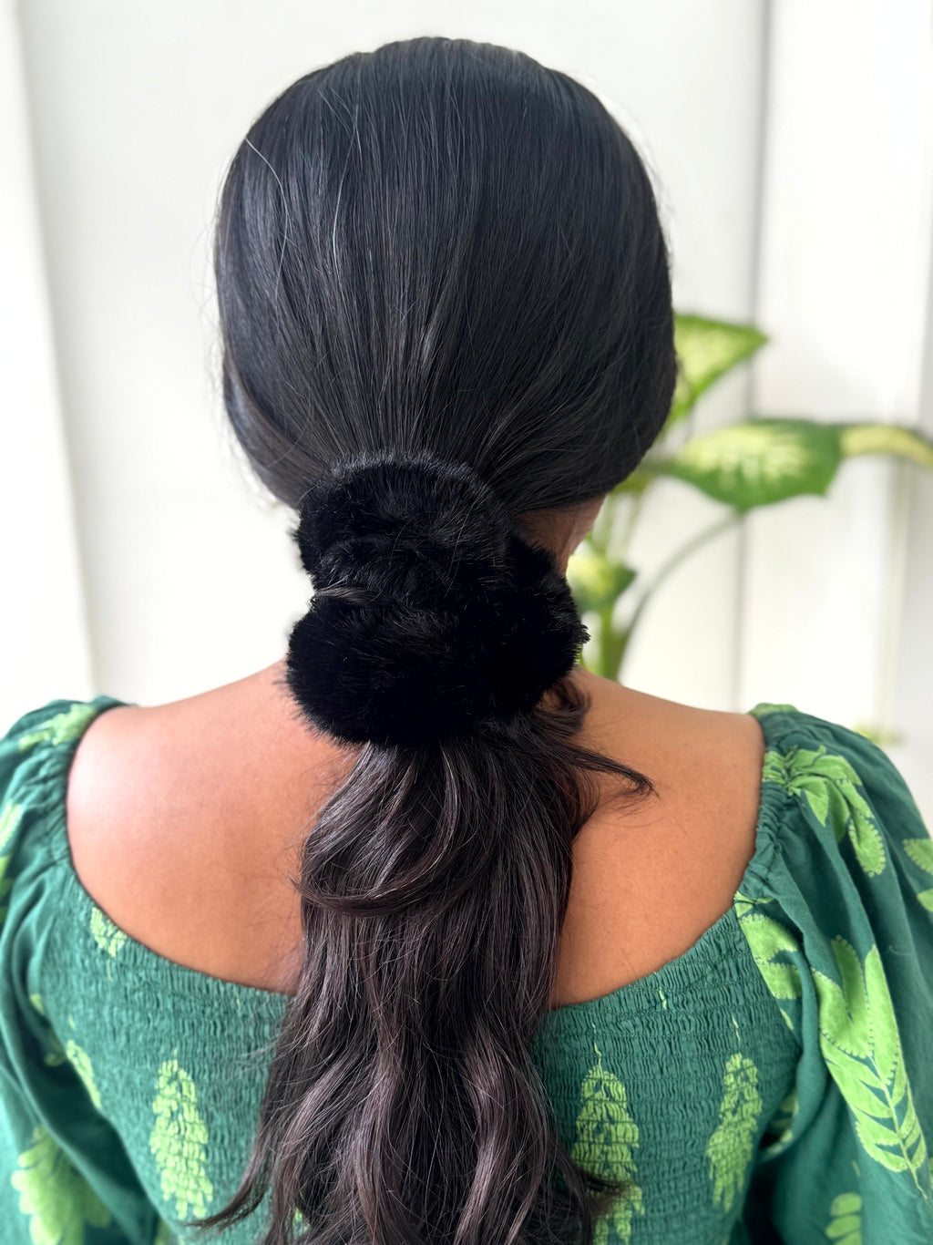 Fluffy Faux Fur Scrunchie