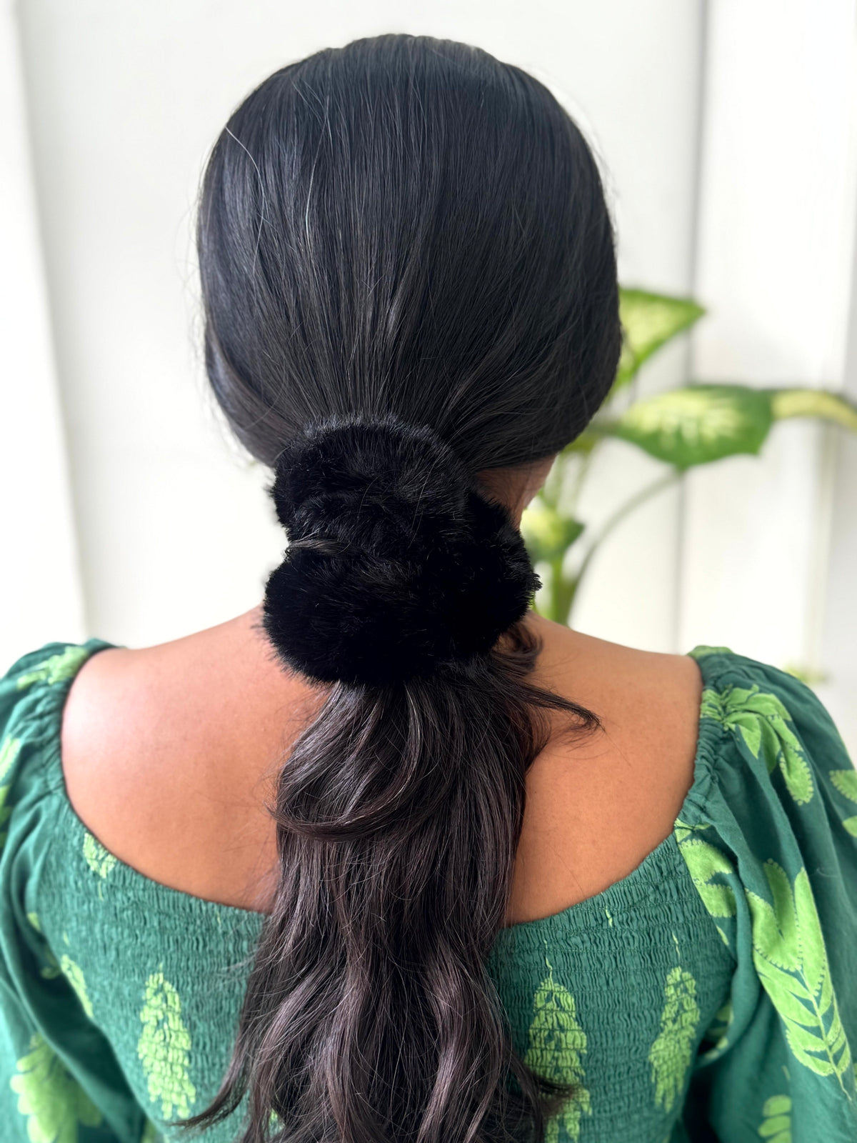 Fluffy Faux Fur Scrunchie