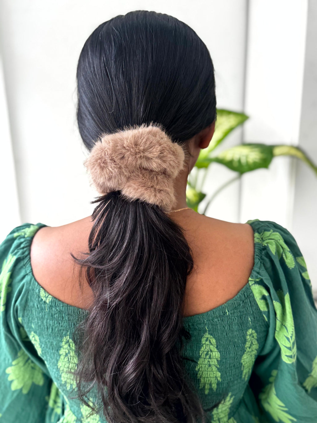 Fluffy Faux Fur Scrunchie