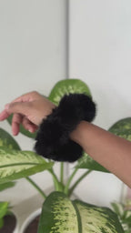 Fluffy Faux Fur Scrunchie