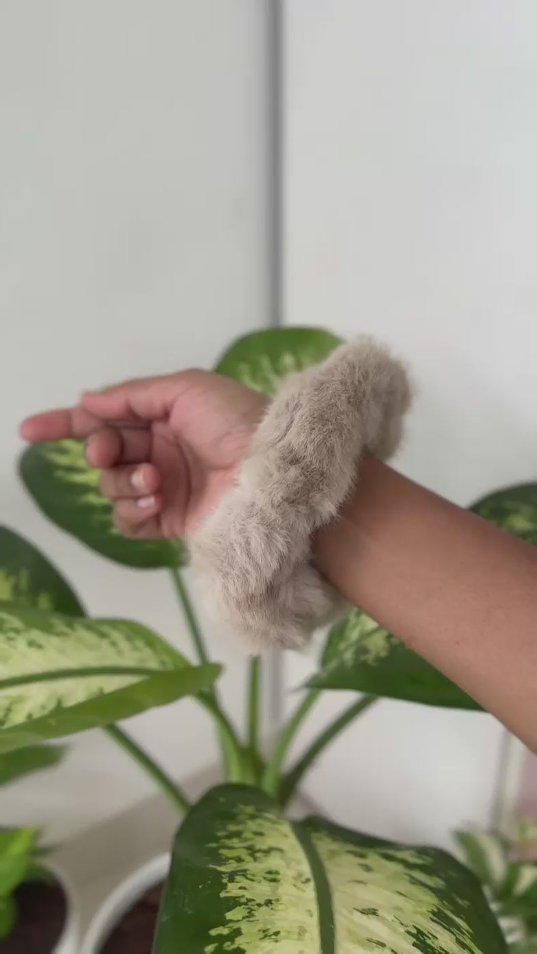 Fluffy Faux Fur Scrunchie