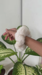 Fluffy Faux Fur Scrunchie
