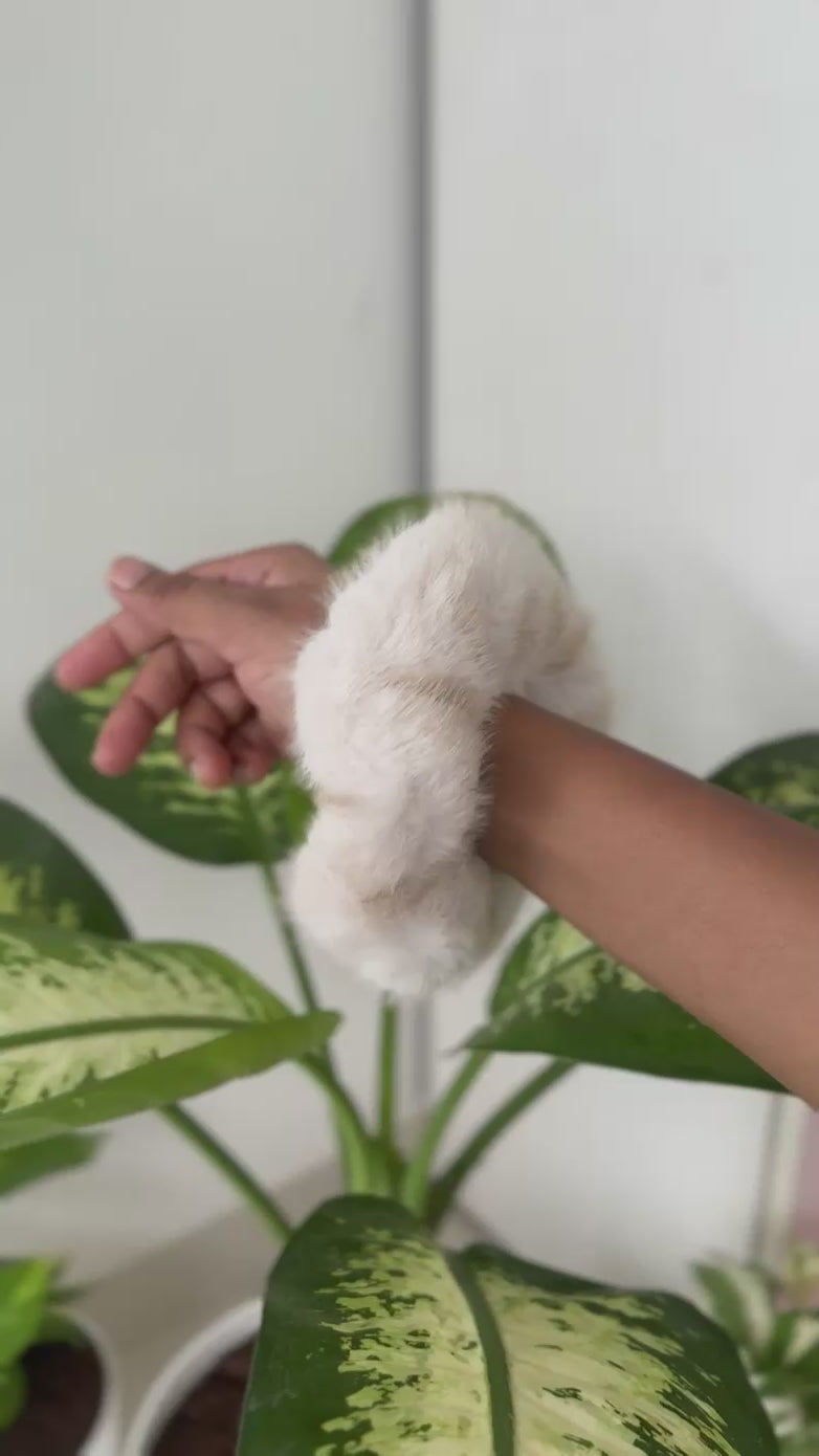 Fluffy Faux Fur Scrunchie