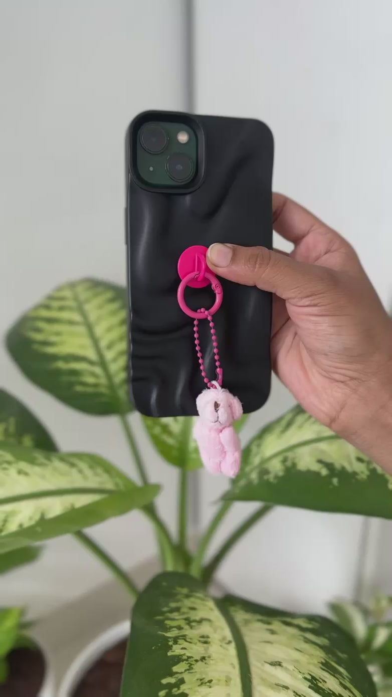 Teddy Bear Phone Charm [Sticky hook]